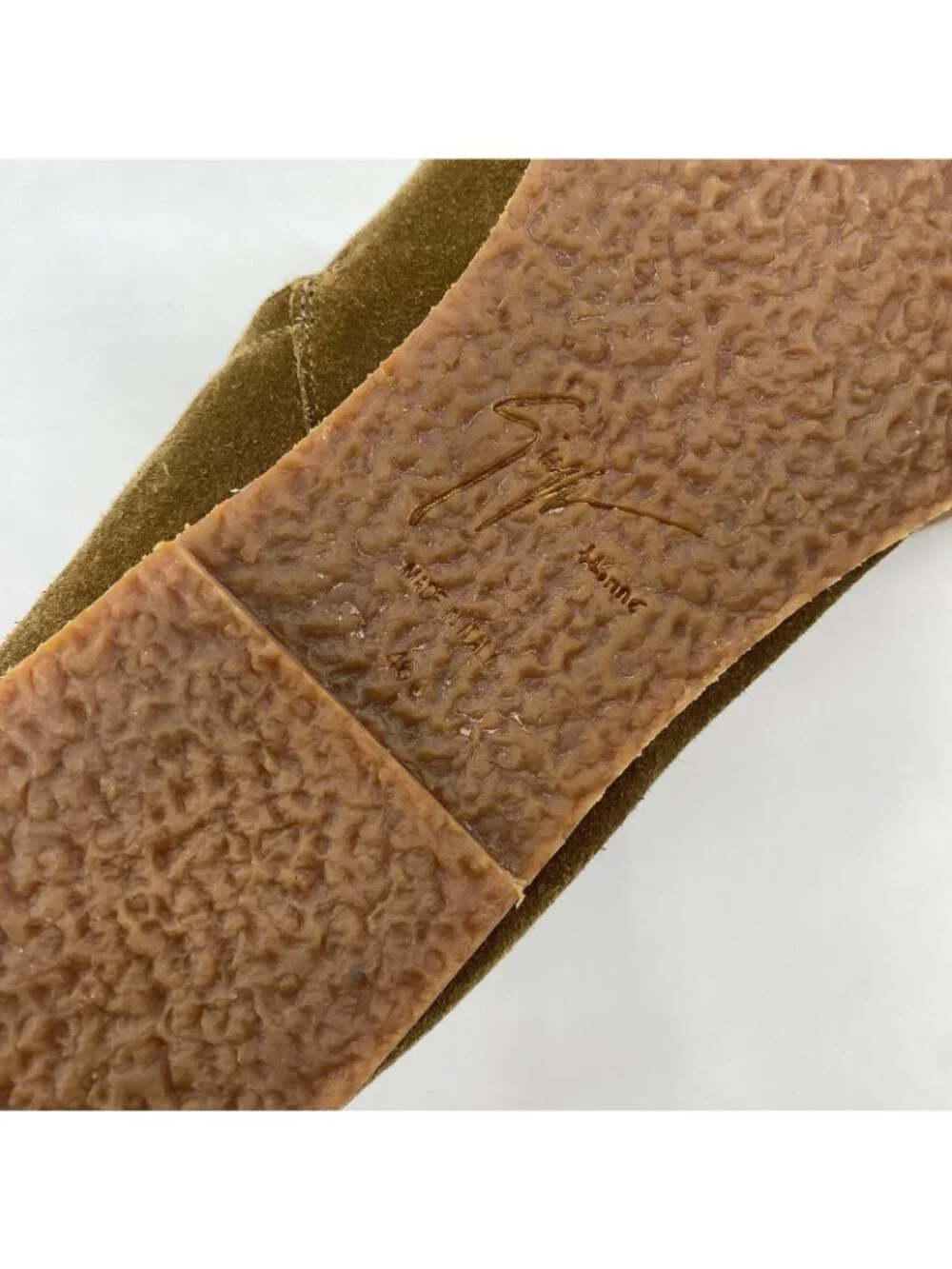 Giuseppe Zanotti Homme Men's US 13 IT 46 Tan Brown Suede Leather Moccasin Boots